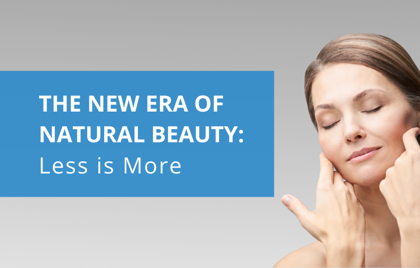 Woman with eyes closed gently touching her face embracing natural beauty and skin rejuvenation